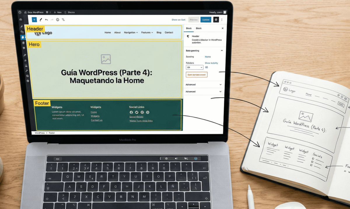 Maquetación de la home | Blog artículos GAB